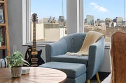 Stylish 2BR w/ City Views Near Broadway